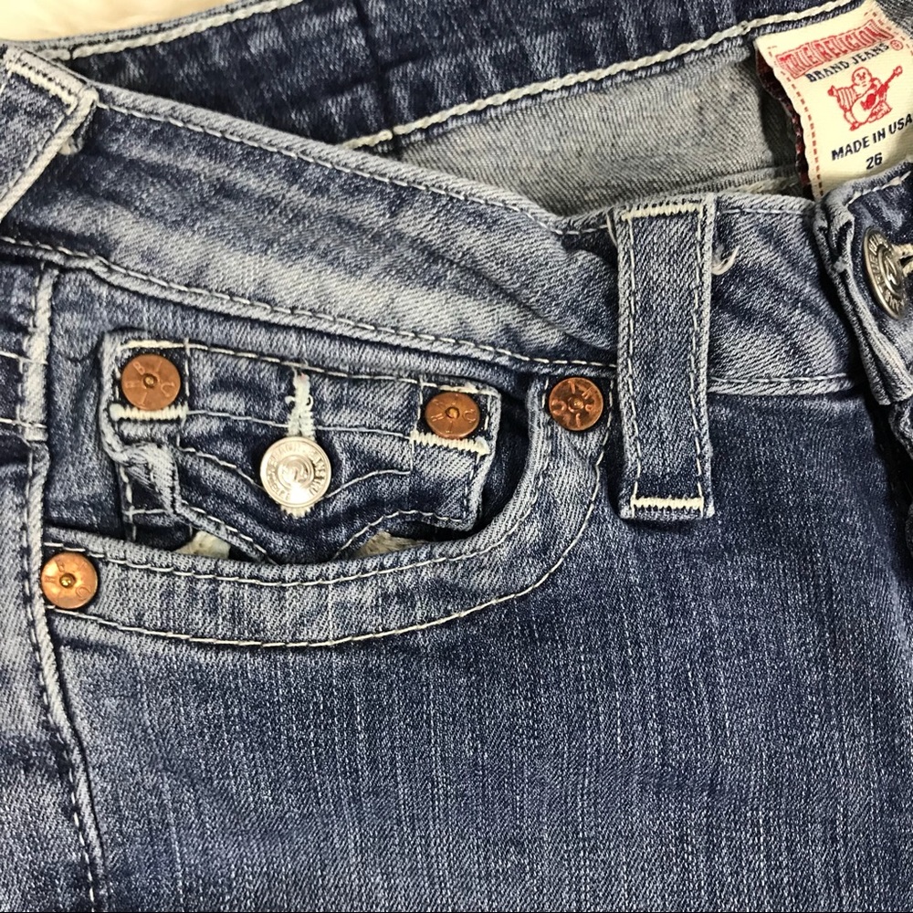 True Religion Hi Rise Bootcut Jeans - Picture 6 of 7